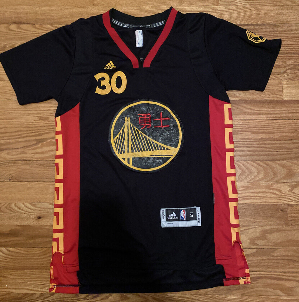 Men's Golden State Warriors Stephen Curry Chinese New Year Jersey
