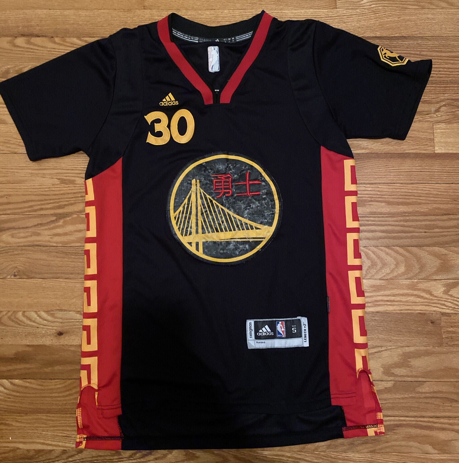 Men's Golden State Warriors Stephen Curry Chinese New Year Jersey