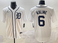 Men's Detroit Tigers Al Kaline White Home Replica Player Jersey