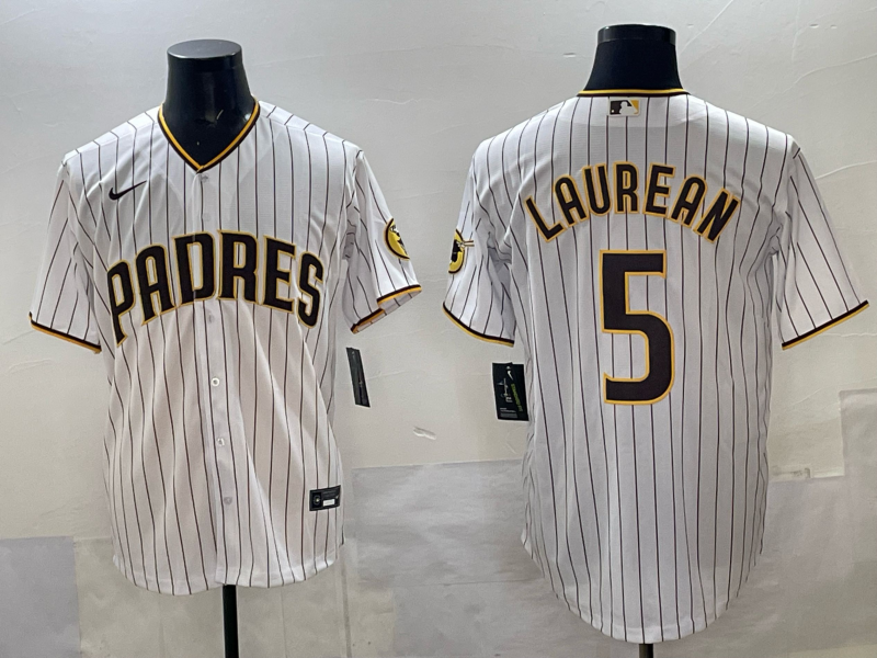 Men's San Diego Padres Juan Laurean White Home Replica Jersey