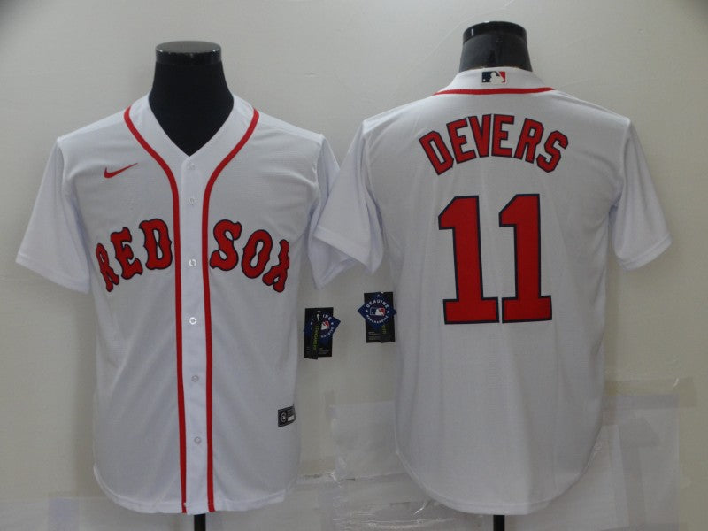 Men's Boston Red Sox Rafael Devers White Replica Baseball Jersey