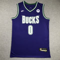 Men's Milwaukee Bucks Damian Lillard Purple Swingman Jersey - Classic Edition