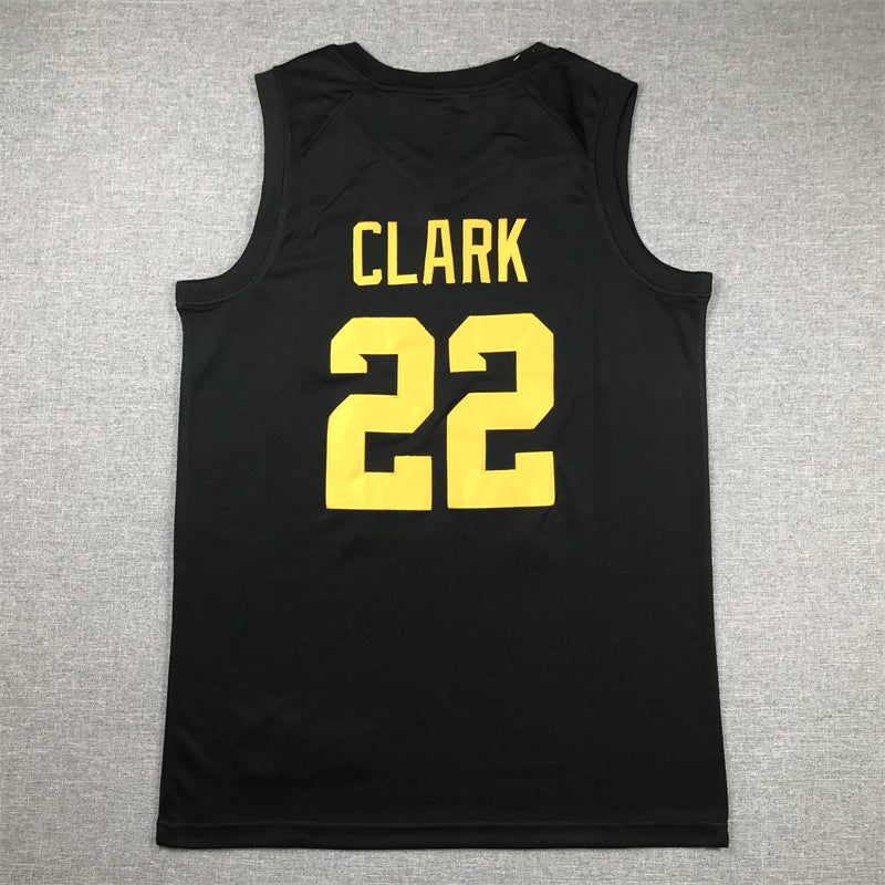 Men's Iowa Hawkeyes Caitlin Clark Black Replica Game Jersey