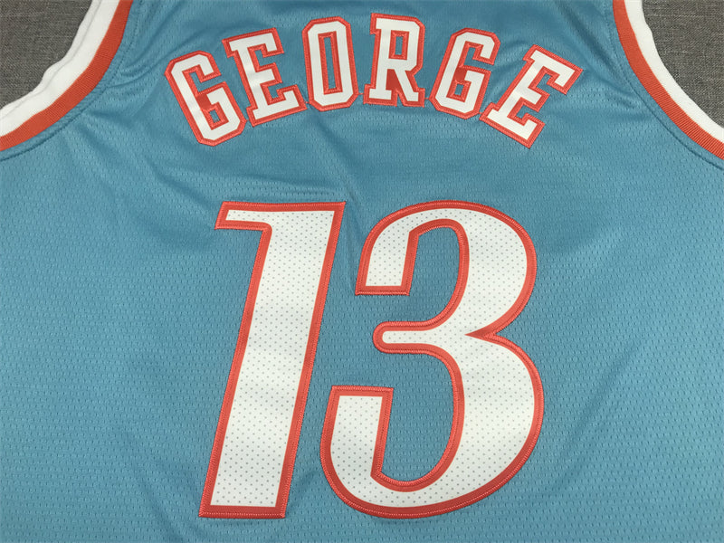 Men's LA Clippers Paul George Blue 2021/22 Swingman Jersey - City Edition