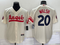 Men's Los Angeles Angels Jared Walsh Cream City Connect Replica Player Jersey