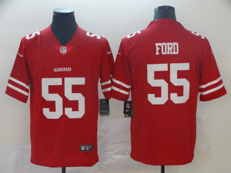 Men's San Francisco 49ers Dee Ford Red Game Jersey