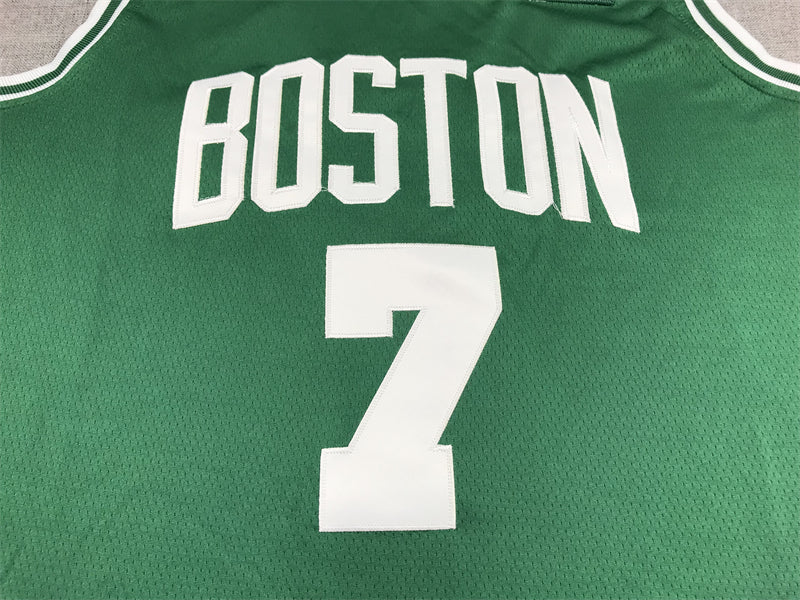 Men's Boston Celtics Jaylen Brown Green 2022/23 Swingman Jersey - Icon Edition
