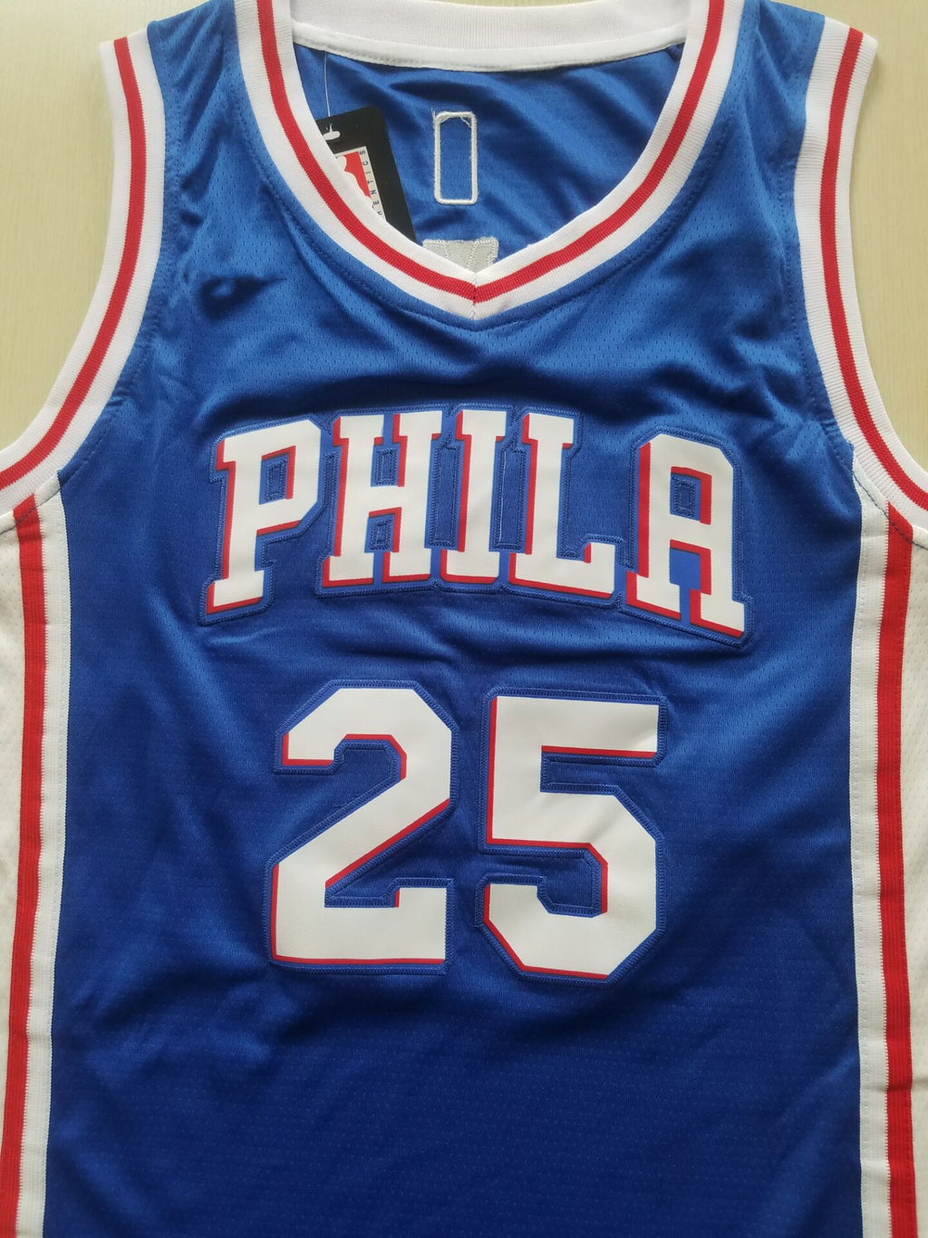 Men's Philadelphia 76ers Ben Simmons Blue Fast Break Replica Jersey