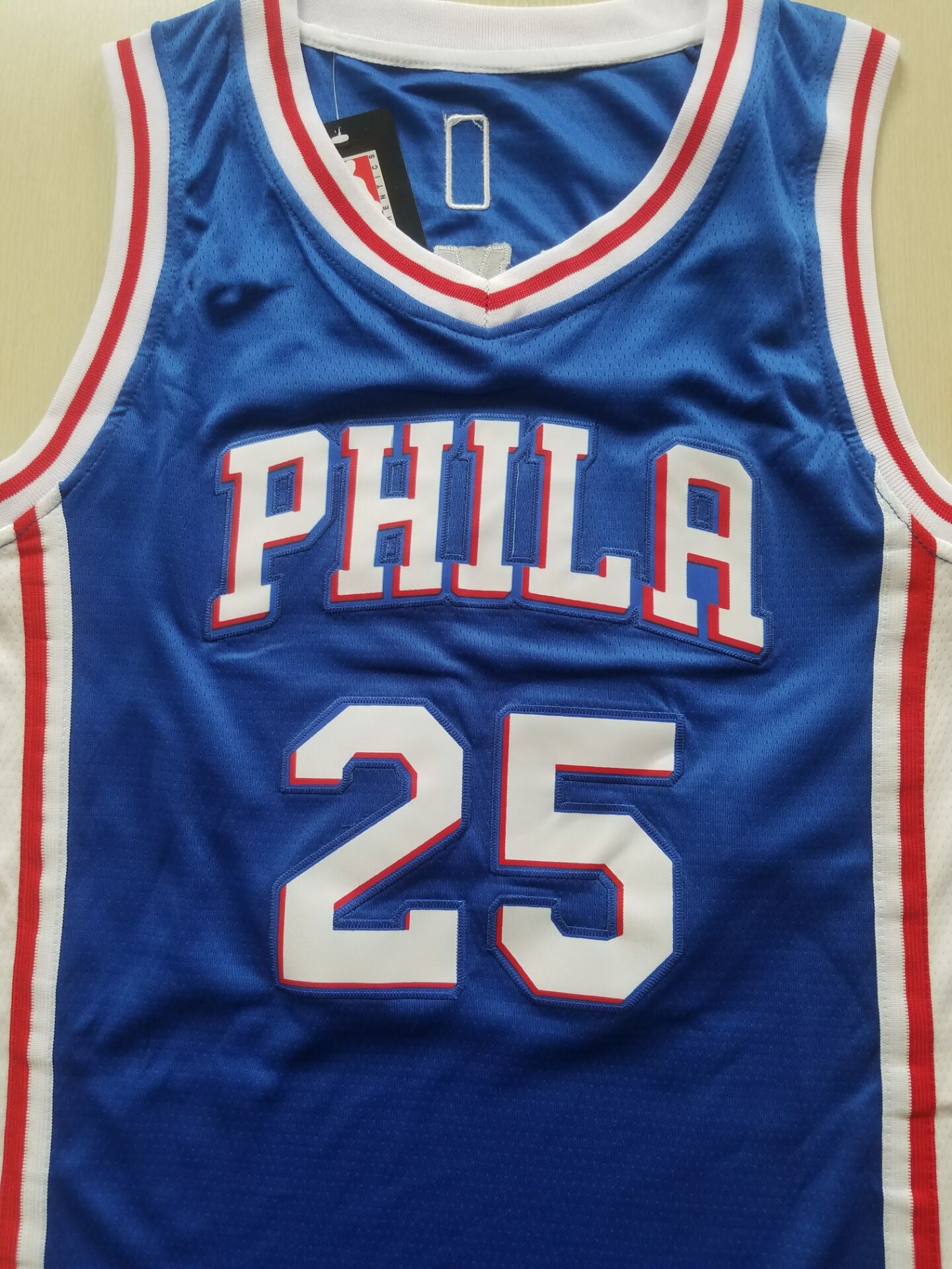 Men's Philadelphia 76ers Ben Simmons Blue Fast Break Replica Jersey