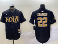 Men's New Orleans Saints Rashid Shaheed Black Game Player Jersey