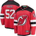 Men's New Jersey Devils Cal Foote Red Player Game Jersey