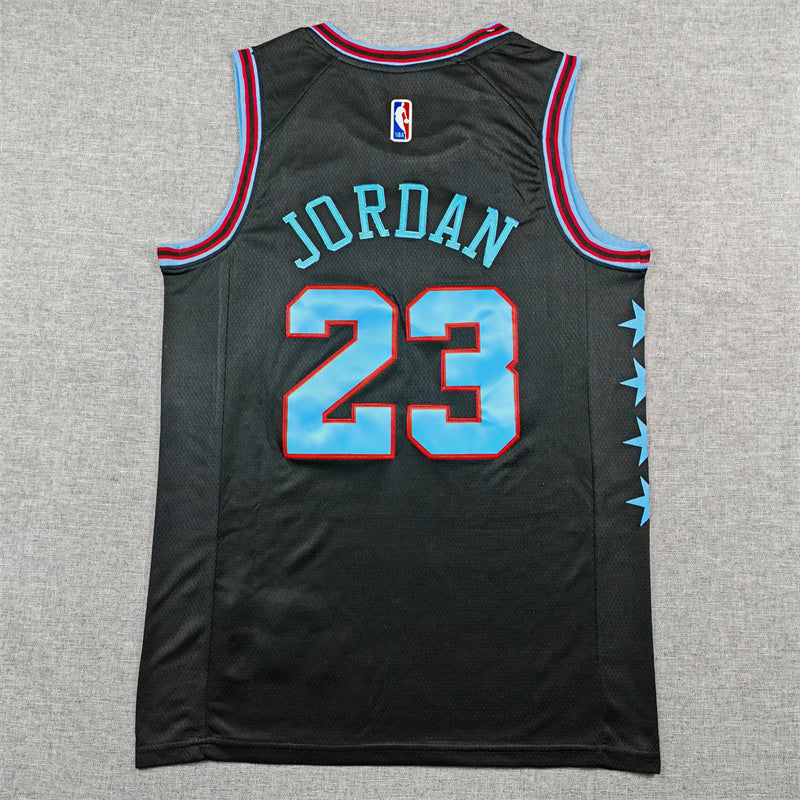 Men's Chicago Bulls Michael Jordan Black 2025/26 Swingman Jersey - City Edition