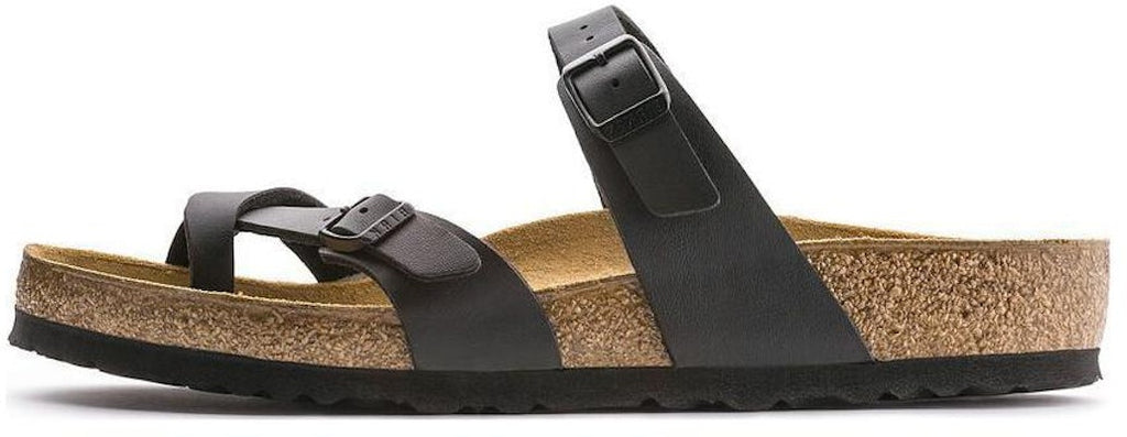 Birkenstock Mayari Birko-Flor 0071793 Narrow Fit Black Slide Sandals