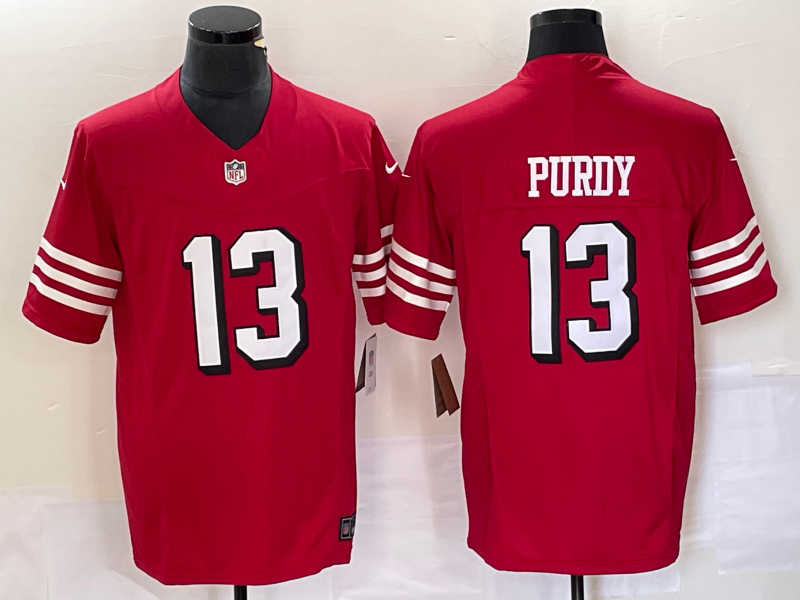 Men's San Francisco 49ers Brock Purdy Red Game Player Jersey