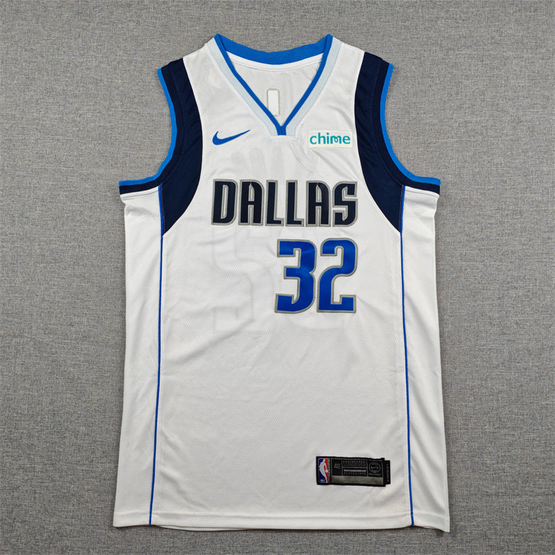 Men's Dallas Mavericks Cooper Flagg White 2025 NBA Draft First Round Pick Swingman Jersey - Association Edition