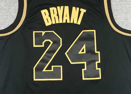 Men's Los Angeles Lakers Kobe Bryant NBA Black Swingman Player Jersey