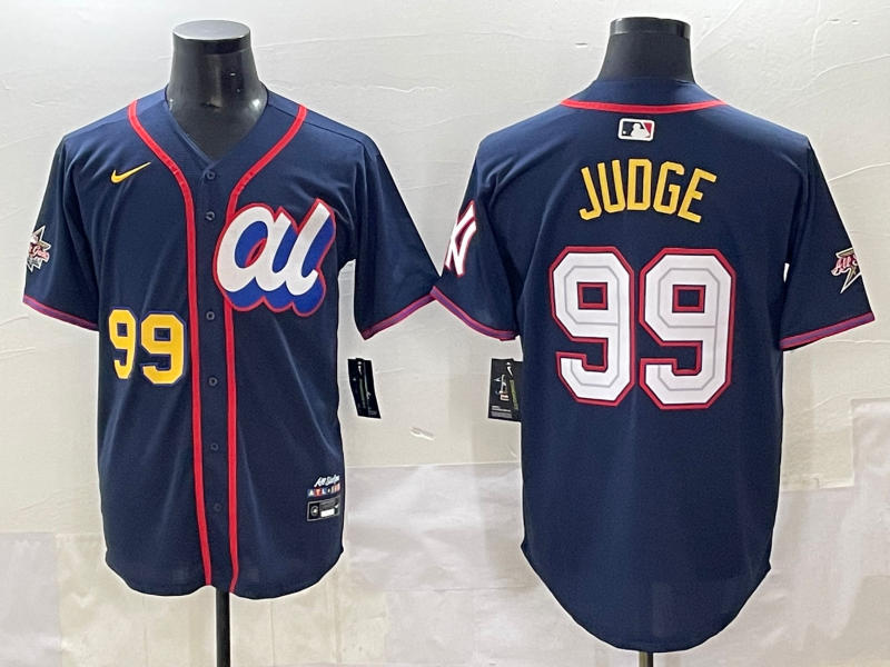 Men's American League Aaron Judge Navy 2025 All-Star Edition Limited Player Jersey