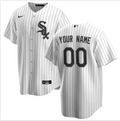 Men's Chicago White Sox White Home Replica Custom Jersey