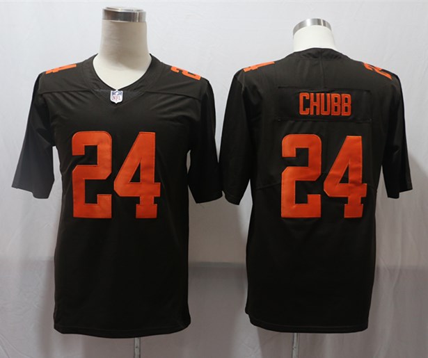 Men's Cleveland Browns Nick Chubb Brown Alternate Legend Jersey