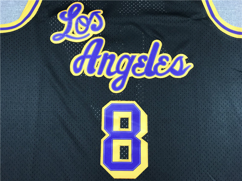 Men's Los Angeles Lakers Kobe Bryant Black Classics Player Jersey