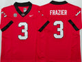 Men's Georgia Bulldogs Nate Frazier Red Player Game Jersey
