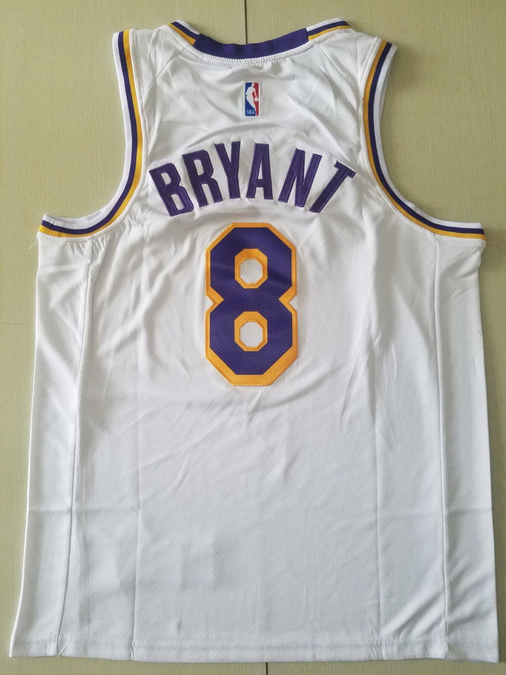 Men's Los Angeles Lakers Kobe Bryant White Swingman Player Jersey