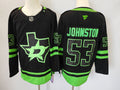 Men's Dallas Stars Wyatt Johnston Black Player Game jersey