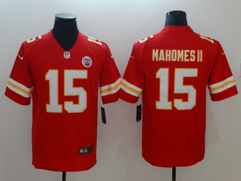 Men's Kansas City Chiefs Patrick Mahomes II Red Player Game Jersey