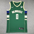 Men's Milwaukee Bucks Damian Lillard Hunter Green Fast Break Player Jersey - Icon Edition