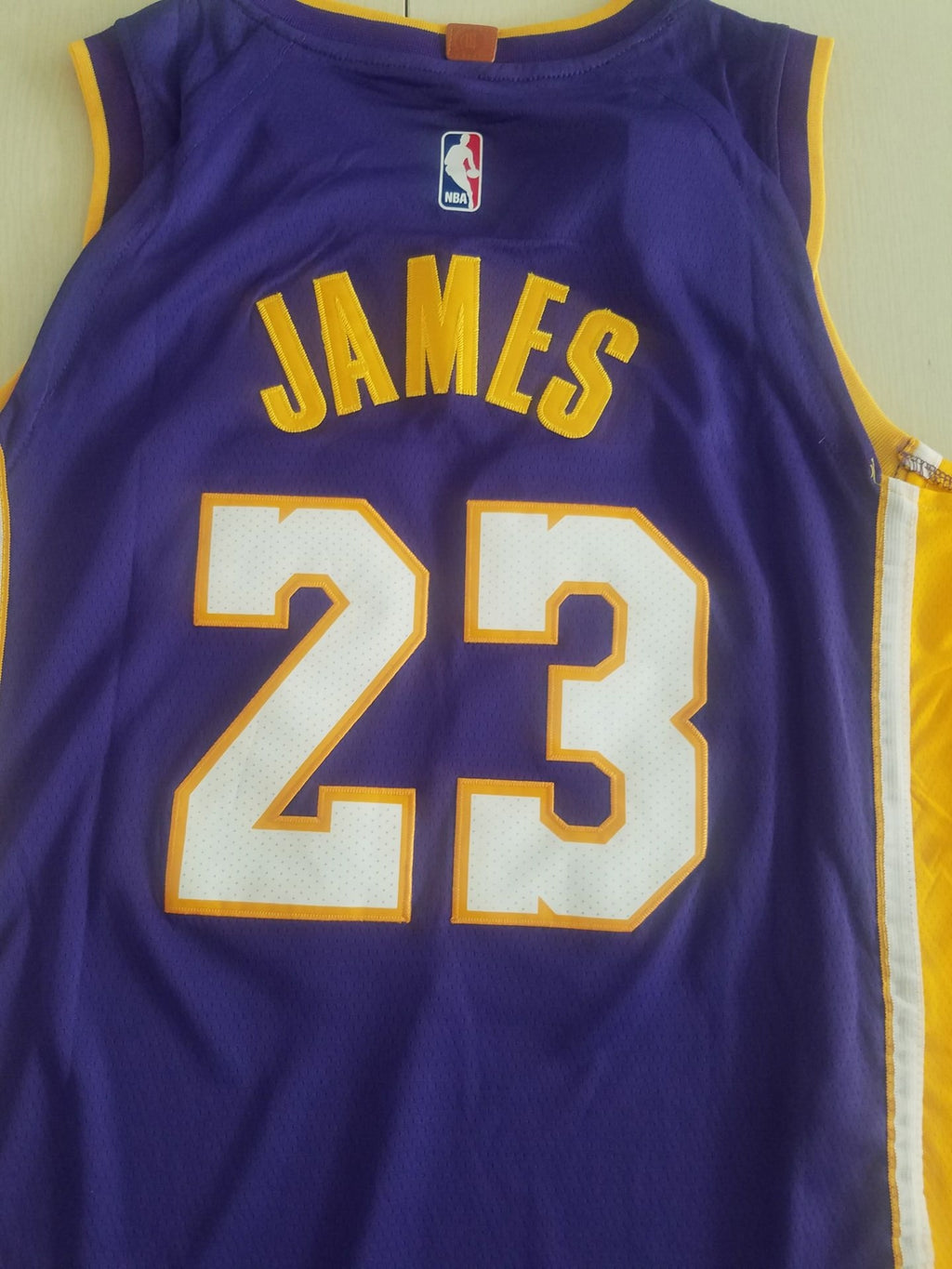 Men's Los Angeles Lakers LeBron James NBA Purple Swingman Jersey - City Edition