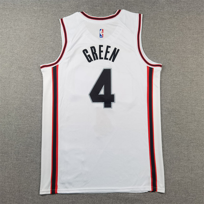 Men's Houston Rockets Jalen Green White 2024/25 Swingman Player Jersey - City Edition