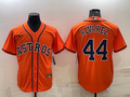 Men's Houston Astros Yordan Alvarez Orange Replica Player Jersey