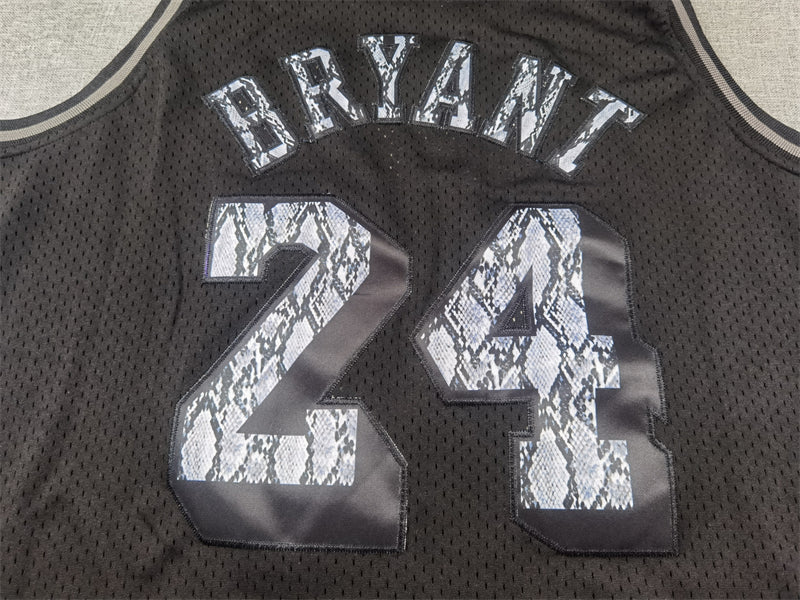 Men's Los Angeles Lakers Kobe Bryant Black 1996/97 Hardwood Classics Swingman Jersey