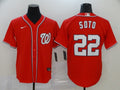Men's Washington Nationals Juan Soto Red Replica Baseball Jersey