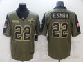 Men's Dallas Cowboys Emmitt Smith Brown Game Player Jersey