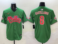 Men's Philadelphia Phillies Nick Castellanos Green Game Jersey