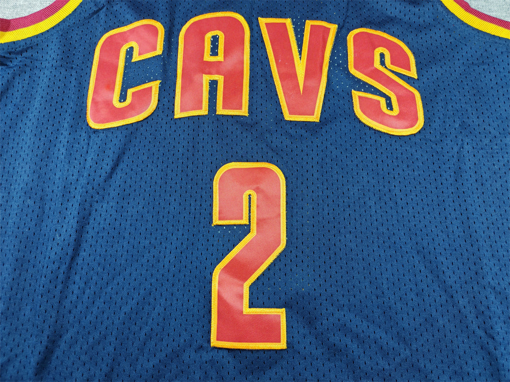 Men's Cleveland Cavaliers Kyrie Irving Navy 2011/12 Hardwood Classics Swingman Jersey