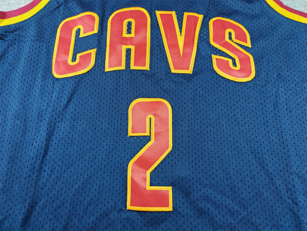 Men's Cleveland Cavaliers Kyrie Irving Navy 2011/12 Hardwood Classics Swingman Jersey