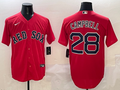 Men's Boston Red Sox Kristian Campbell Red Replica Player Jersey