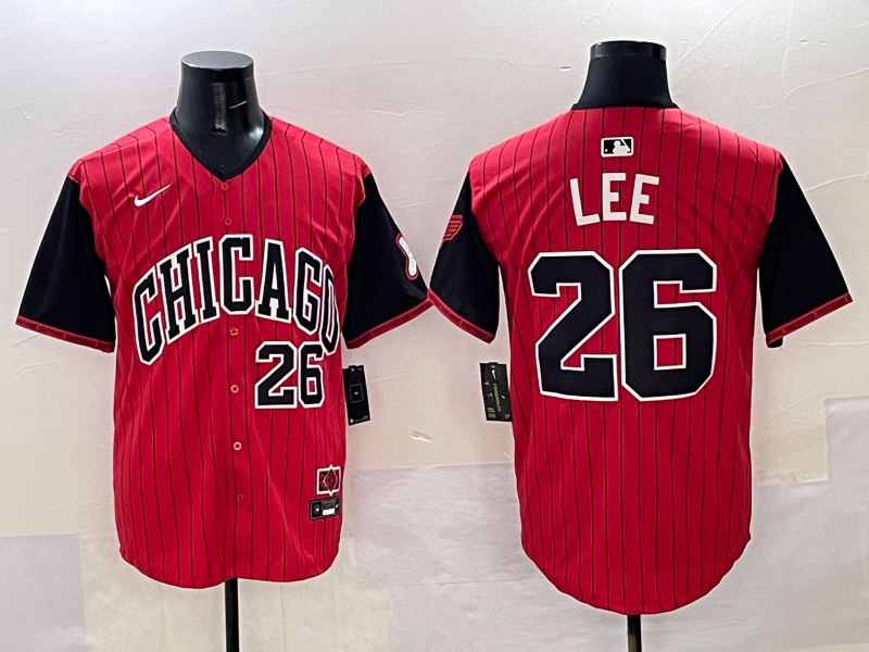 Men's Chicago White Sox Korey Lee Red/Black 2025 City Connect Limited Player Jersey