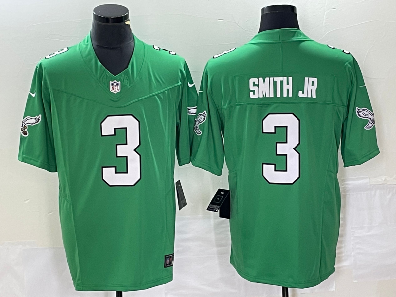 Men's Philadelphia Eagles Nolan Smith Kelly Green Game Jersey
