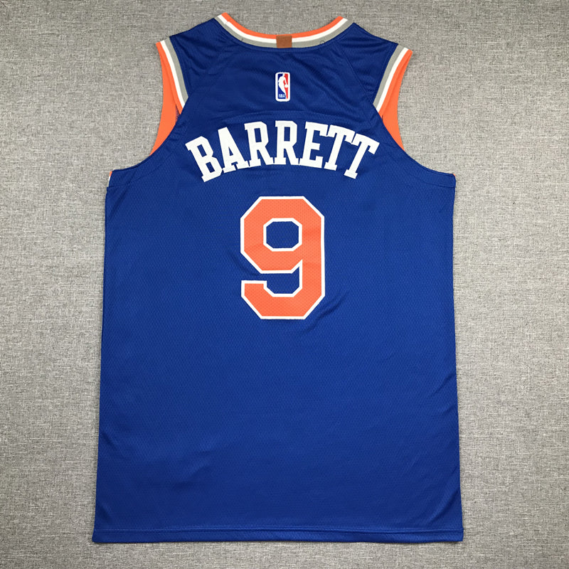 Men's New York Knicks RJ Barrett Fanatics Branded Blue Replica Fast Break Jersey