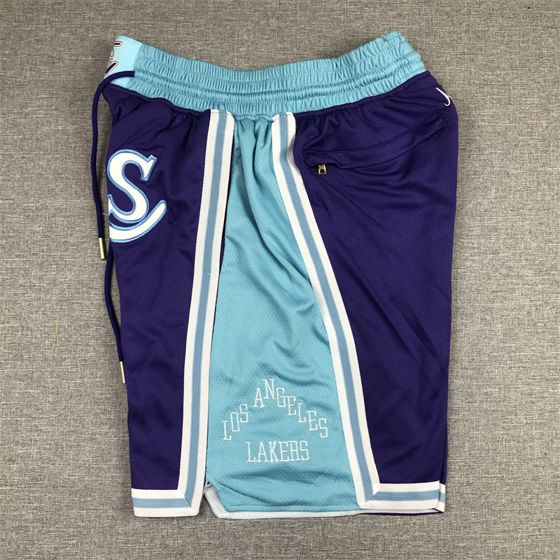 Men's Los Angeles Lakers Purple 2021/22 City Edition Basketball Shorts