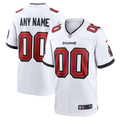 Men's Tampa Bay Buccaneers White Custom Game Jersey