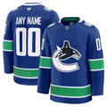 Men's Vancouver Canucks Fanatics Blue Home Premium Custom Jersey