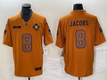 Men's Las Vegas Raiders Josh Jacobs Brown 2023 Salute To Service Limited Jersey