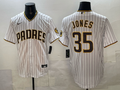 Men's San Diego Padres Drew Jones White Home Limited Player Jersey