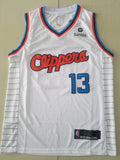 Men's LA Clippers Paul George White Classics Jersey
