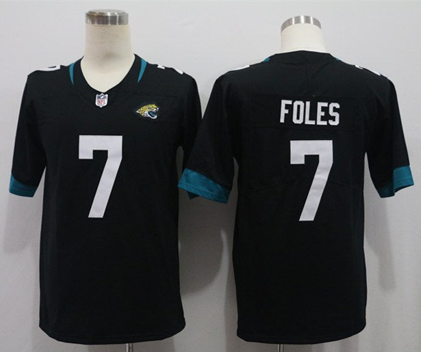 Men's Jacksonville Jaguars Nick Foles Black Game Jersey