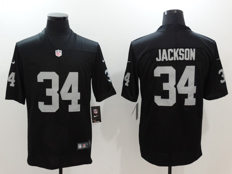 Men's Las Vegas Raiders Bo Jackson Black Game Jersey